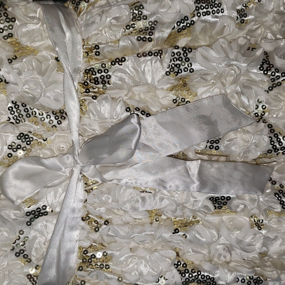 *Blueberi Boulevard Girls' Rosette & Sequins dress - Picture 6 of 8